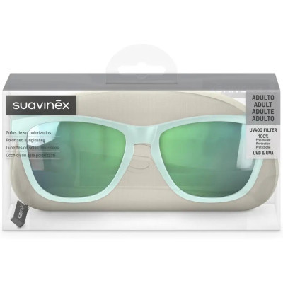 Дитячі сонцезахисні окуляри Suavinex ADULT, напівкругла форма, зелені (308556)