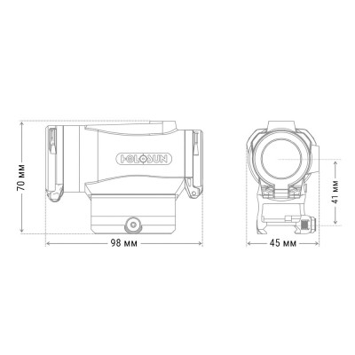Коліматорний приціл Holosun HE530C-RD (747012)
