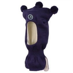 Шапка дитяча Huppa шолом COCO 85070000 темно-ліловий M (4741468629698)