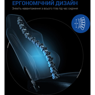 Крісло ігрове Anda Seat Luna Color PVC Size L Black/Blue (AD18-48-BS-PV)