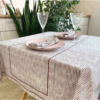 Серветка на стіл Прованс Avantime Міраж Бордо 40х40 см (17321)