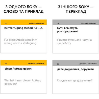 Навчальний набір English Student Картки для вивчення німецьких фразових дієслів, українська (591225961)