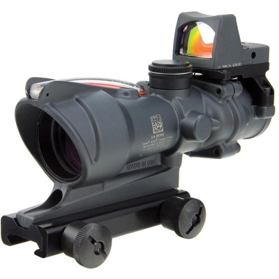 Оптичний приціл Trijicon ACOG 4x32 BAC + коліматорний RMR 3.25 МОА Grey (TA31-D-100568)