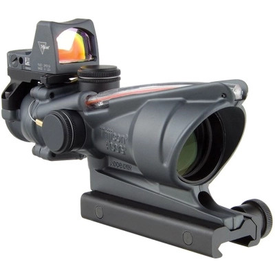 Оптичний приціл Trijicon ACOG 4x32 BAC + коліматорний RMR 3.25 МОА Grey (TA31-D-100568)