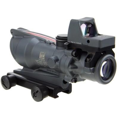 Оптичний приціл Trijicon ACOG 4x32 BAC + коліматорний RMR 3.25 МОА Grey (TA31-D-100568)