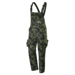 Напівкомбінезон робочий Neo Tools CAMO, розмір XL (54), 255 г/м2, потрійні шви, камуфляжний (81-241-XL)