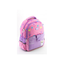 Рюкзак шкільний Maxi 15&quot; Рожевий з бузковим (MX86307)