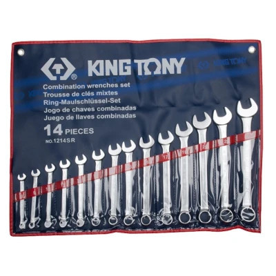 Ключ KING TONY ріжково-накидний, дюймовий 14 шт (1214SR)