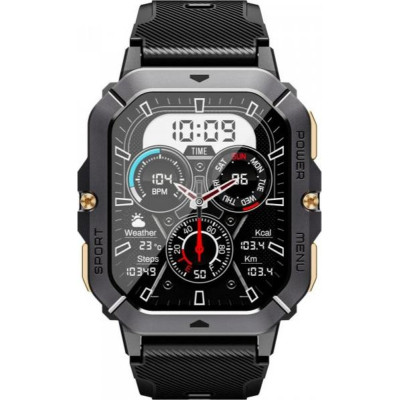 Смарт-годинник OUKITEL BT101 Black (6931940739825)
