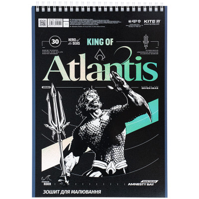 Альбом для малювання Kite DC Comics 30 аркушів (DC24-243)