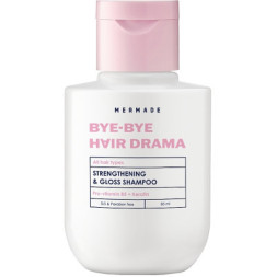 Шампунь Mermade Keratin &amp; Pro-Vitamin B5 Strengthening &amp; Gloss Shampoo Для зміцнення та сяйва волосся 85 мл (4823122900043)
