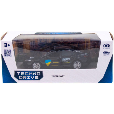 Машина TechnoDrive Toyota Camry Uklon (чорний) (250292)