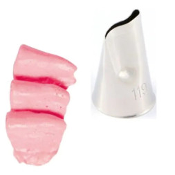 Кондитерська насадка Martellato Stripes &amp; Border 19 х 2 мм (BX 0119)