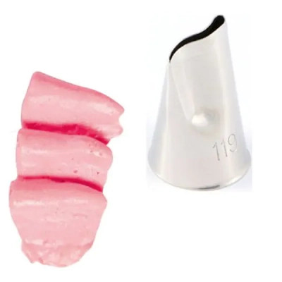 Кондитерська насадка Martellato Stripes &amp; Border 19 х 2 мм (BX 0119)