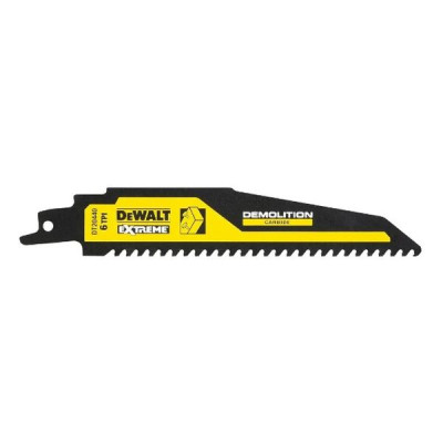 Полотно DeWALT для шабельних пилок, EXTREME CARBIDE, 152 мм., 6 TPI (DT20440)