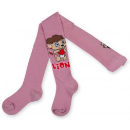 Колготки дитячі UCS Socks з левеням (M0C0301-0922-3G-pink)
