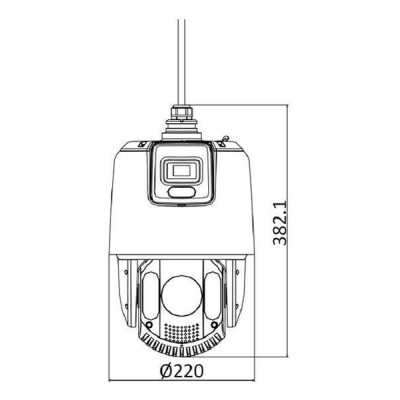 Камера відеоспостереження Hikvision DS-2SE7C144IW-AE(32X/4)(S5)