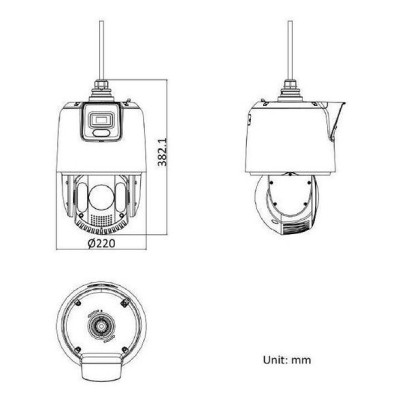 Камера відеоспостереження Hikvision DS-2SE7C144IW-AE(32X/4)(S5)
