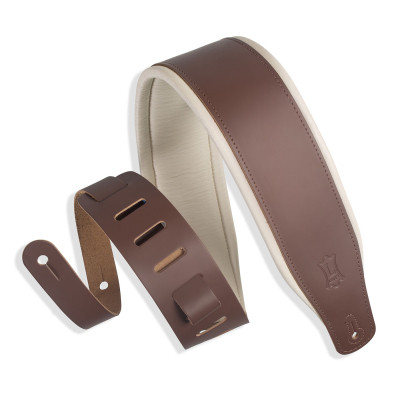 Ремінь для гітари Levy&#039;s Classics Series Padded Two-Tone Guitar Strap (Brown, Cream) (M26PD-BRN_CRM)