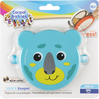 Контейнер для зберігання продуктів Canpol babies Hello Little Бірюзовий 200 мл (51/008_tur)