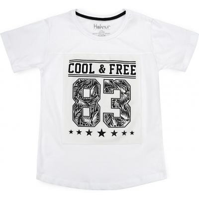 Футболка дитяча Haknur &quot;COOL &amp; FREE&quot; (6547-134B-white)