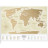 Скретч карта 1DEA.me Travel Map Gold World українська (13001)