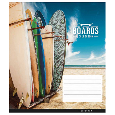 Зошит Школярик Boards collection 24 аркуша клітинка (024-3381K)
