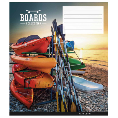 Зошит Школярик Boards collection 24 аркуша клітинка (024-3381K)