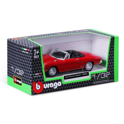 Машина Bburago Alfa Romeo Spider 1966 (132) (18-43047)