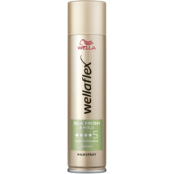 Лак для волосся WellaFlex Silk Finish &amp; Hold 5 Ultra Strong Hold 400 мл (8699568540992/4056800706198)