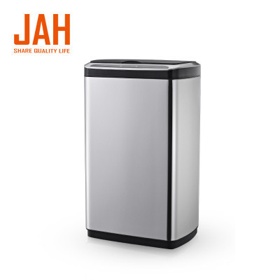 Контейнер для сміття JAH сенсорний прямокутний з вн. відром срібний металік 30 л (6396)