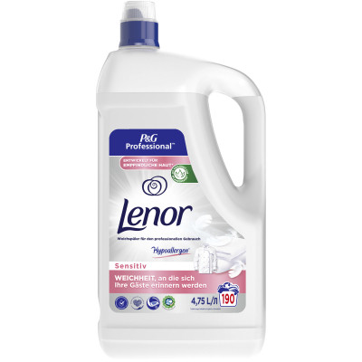 Кондиціонер для білизни Lenor Sensitiv Професійна формула для чутливої шкіри 4.75 л (8001090214324)
