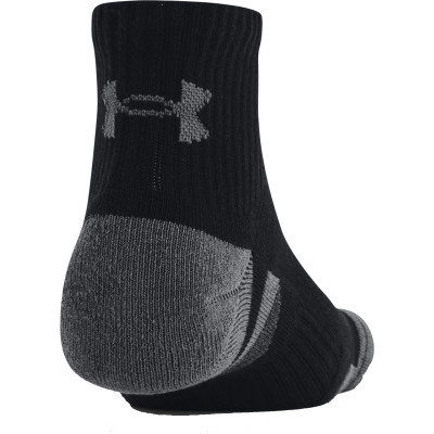 Шкарпетки Under Armour 1379528-001 Performance Cotton 3 пари Qtr чорний LG (196883994236)
