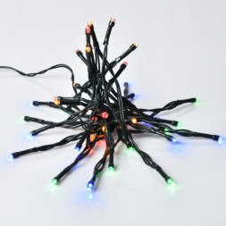 Гірлянда YES! Fun Вулична 41 LED Різнокольорова 2.8 м Статична Таймер На батарейках (975060)