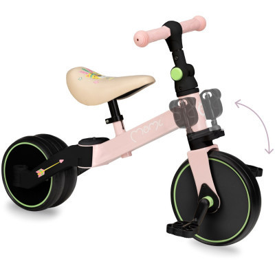 Біговел MoMi Loris 3 в 1 велосипед Pink (ROBI00039)