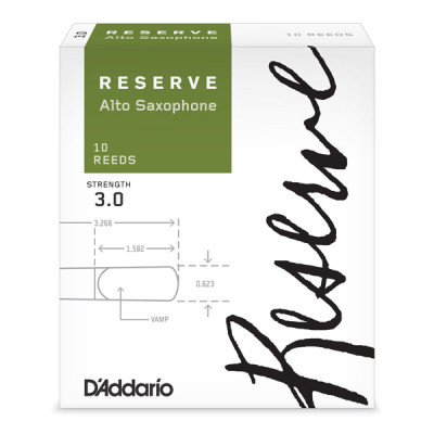 Тростина для саксофона D&#039;Addario Reserve - Alto Sax #3.0+ - 10 Box (DJR10305)
