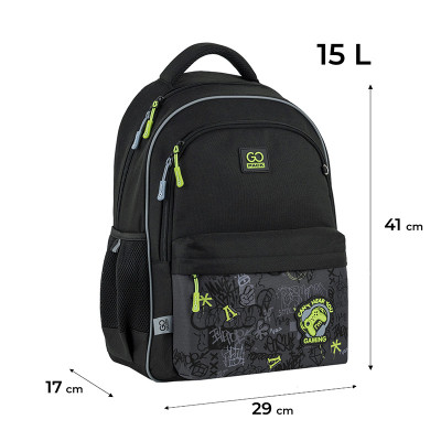 Рюкзак шкільний GoPack Education 182M Gaming (GO25-182M-6)