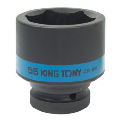 Головка торцева KING TONY 1&quot; 55мм ударна шестигранна (853555M)
