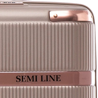 Валіза Semi Line 24&quot; (M) Champagne (T5668-3) (DAS302659)