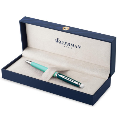 Ручка кулькова Waterman HEMISPHERE Colour Blocking Green CT BP (22 583)