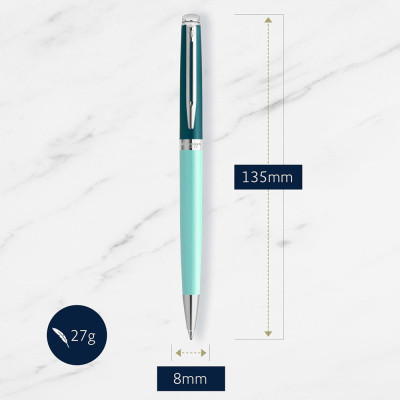 Ручка кулькова Waterman HEMISPHERE Colour Blocking Green CT BP (22 583)