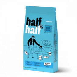 Сухий корм для собак Half&amp;Half для цуценят усіх порід з яловичиною 12 кг (4820261920710)