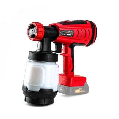 Фарбопульт GTM SG18/700BL, 18V, 700мл/хв, 800мл, 2 сопла-1,5 і 2,5мм (без АКБ та ЗП) (SG18/700BL)