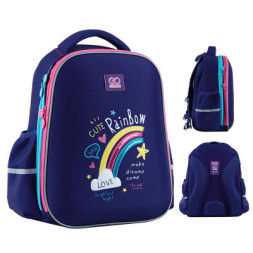 Рюкзак шкільний GoPack Education 165M-1 Cute Rainbow (GO24-165M-1)