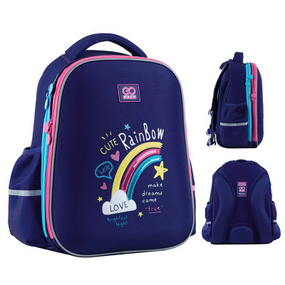 Рюкзак школьный GoPack Education 165M-1 Cute Rainbow (GO24-165M-1)
