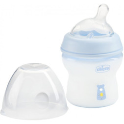 Пляшечка для годування Chicco Natural Feeling Color 150 мл 0 м + Блакитна (81311.20)