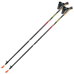 Палиці для скандинавської ходи Gabel FX-75 Snake Carbon 115 Dual Spike (7008351011150)