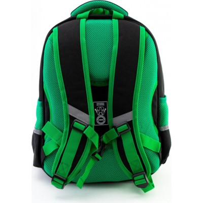 Рюкзак шкільний Maxi 15&quot; Чорний з зеленим (MX86257)