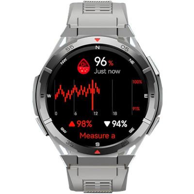 Смарт-годинник OUKITEL BT12 Grey (6931940789585)