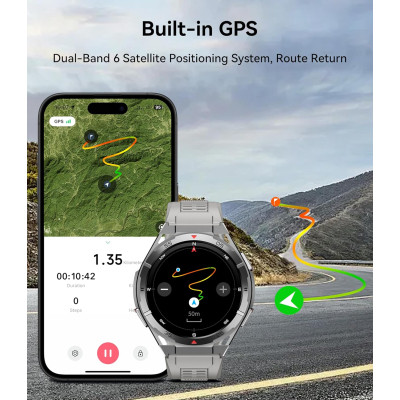 Смарт-годинник OUKITEL BT12 Grey (6931940789585)
